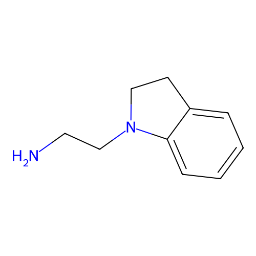 2-(2,3-dihydro-1H-indol-1-yl)ethan-1-amine structure