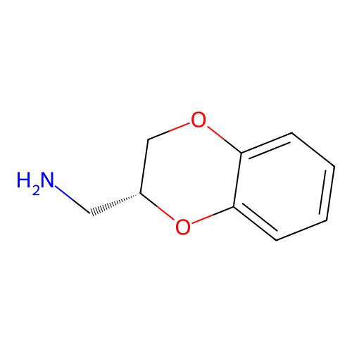 (R)-(2,3-dihydrobenzo[b][1,4]dioxin-2-yl)methanamine structure