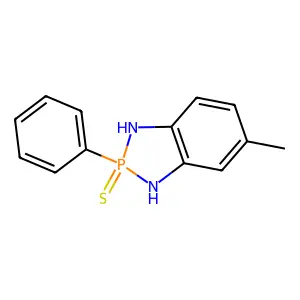 5-Methyl-2-phenyl-2-sulfanylidene-1,3-dihydro-1,3,2lambda5-benzodiazaphosphole structure