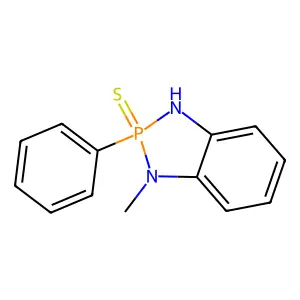 1-Methyl-2-phenyl-2,3-dihydro-1H-1,3,2lambda~5~-benzodiazaphosphole-2-thione structure
