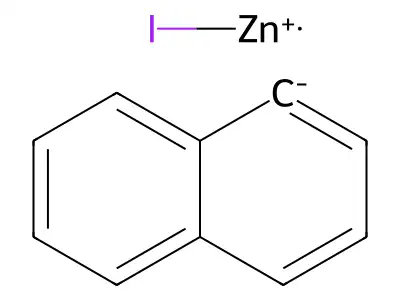 1-Naphthylzinc iodide solution structure