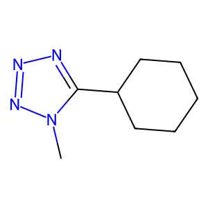 1H-Tetrazole, 5-cyclohexyl-1-methyl- structure