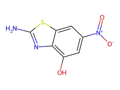 2-Amino-6-nitrobenzo[d]thiazol-4-ol structure