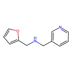 Furan-2-ylmethyl-pyridin-3-ylmethyl-amine structure