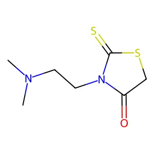 3-[2-(Dimethylamino)ethyl]-2-sulfanylidene-1,3-thiazolidin-4-one structure