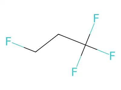 1,1,1,3-Tetrafluoropropane structure