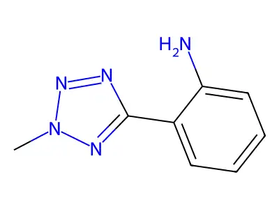 2-(2-methyl-2H-tetrazol-5-yl)aniline structure