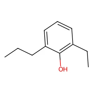 Phenol, 2-ethyl-6-propyl- structure