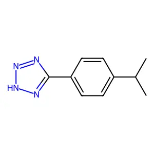 5-[4-(propan-2-yl)phenyl]-1H-1,2,3,4-tetrazole structure