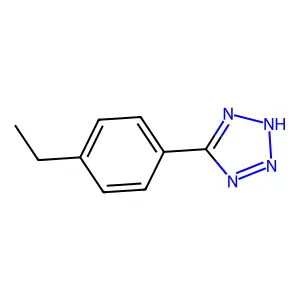 5-(4-ethylphenyl)-2H-1,2,3,4-tetrazole structure