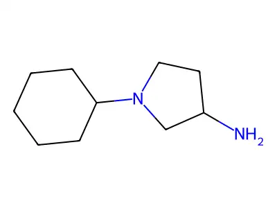 1-Cyclohexylpyrrolidin-3-amine structure
