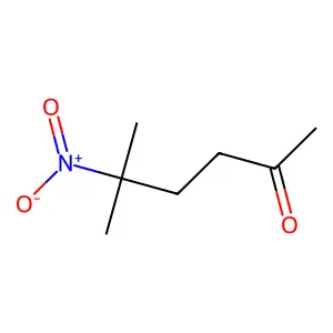 5-Methyl-5-nitro-2-hexanone structure