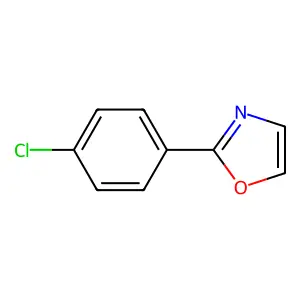 2-(4-Chlorophenyl)oxazole structure
