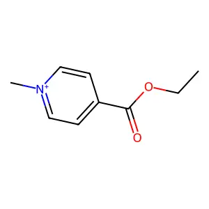 Pyridinium, 4-(ethoxycarbonyl)-1-methyl- structure