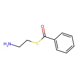 S-苯甲酰半胱胺 structure