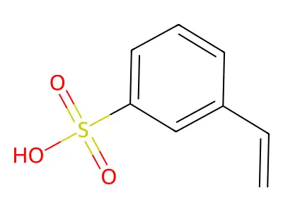 3-Styrenesulfonic acid structure