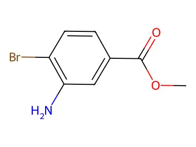 Methyl 3-amino-4-bromobenzoate structure