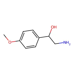 (S)-2-amino-1-(4-methoxyphenyl)ethanol structure