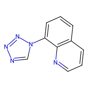 8-(1H-tetrazol-1-yl)quinoline structure