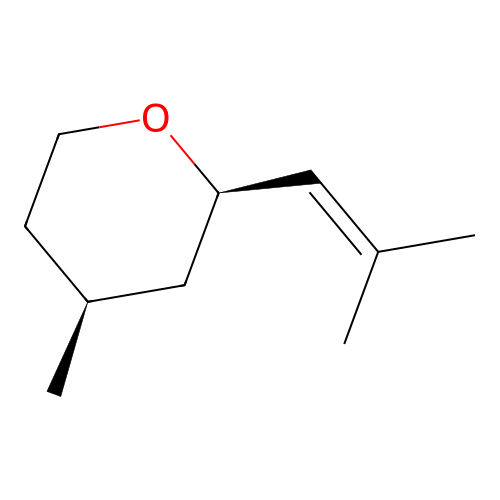 Rose oxide, cis-(+)- structure