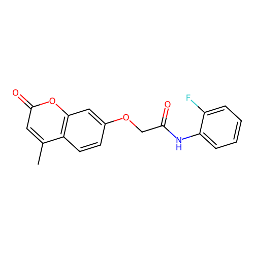 N-(2-fluorophenyl)-2-((4-methyl-2-oxo-2H-chromen-7-yl)oxy)acetamide structure