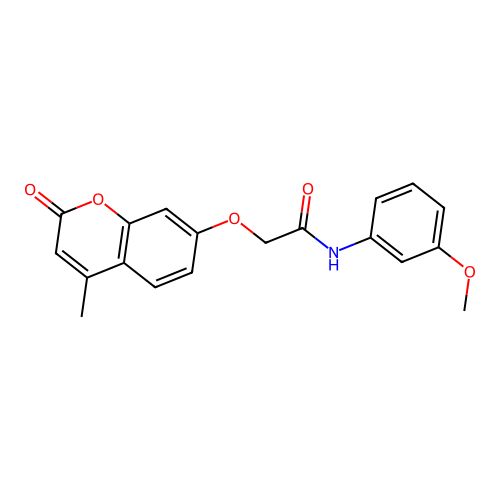 N-(3-methoxyphenyl)-2-((4-methyl-2-oxo-2H-chromen-7-yl)oxy)acetamide structure