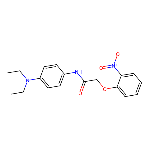 N-[4-(diethylamino)phenyl]-2-(2-nitrophenoxy)acetamide structure