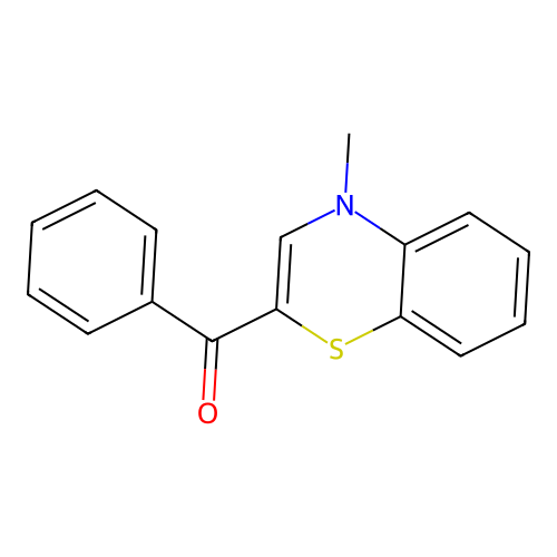 (4-Methyl-1,4-benzothiazin-2-yl)-phenylmethanone structure