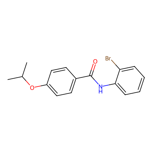 N-(2-bromophenyl)-4-isopropoxybenzamide structure