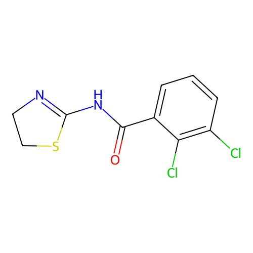2,3-dichloro-N-(4,5-dihydro-1,3-thiazol-2-yl)benzamide structure