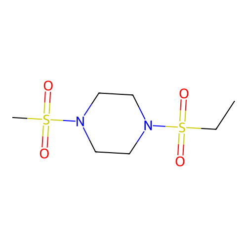1-(Ethylsulfonyl)-4-(methylsulfonyl)piperazine structure
