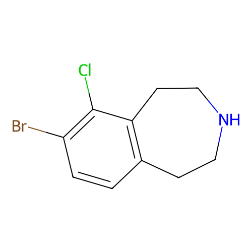 7-bromo-6-chloro-2,3,4,5-tetrahydro-1H-benzo[d]azepine structure