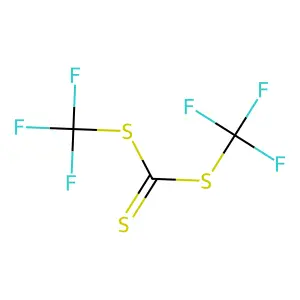 Carbonotrithioic acid, bis(trifluoromethyl) ester structure