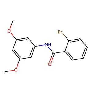 2-bromo-N-(3,5-dimethoxyphenyl)benzamide structure