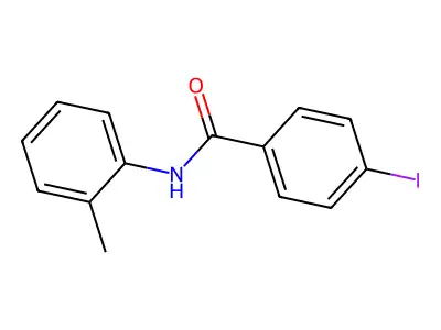 4-Iodo-N-(o-tolyl)benzamide structure