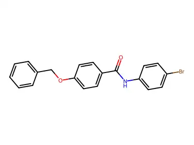 4-(benzyloxy)-N-(4-bromophenyl)benzamide structure