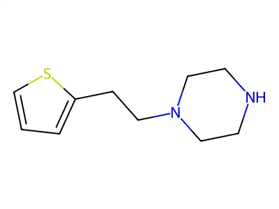 1-(2-(Thiophen-2-yl)ethyl)piperazine structure
