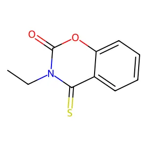 3-Ethyl-4-sulfanylidene-1,3-benzoxazin-2-one structure