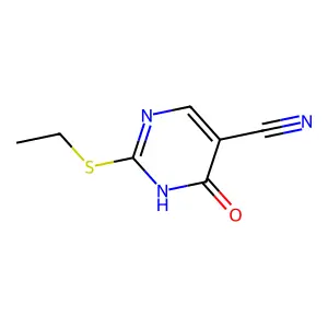 2-(Ethylthio)-4-hydroxypyrimidine-5-carbonitrile structure