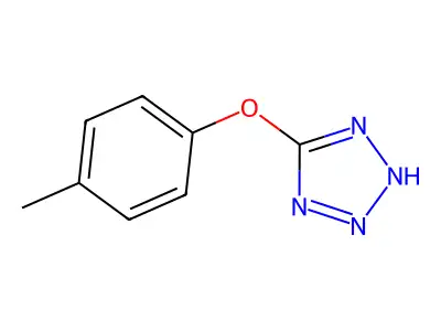 4-methylphenyl 1H-1,2,3,4-tetraazol-5-yl ether structure