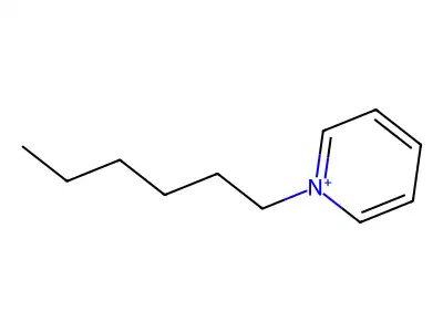 1-Hexylpyridinium structure