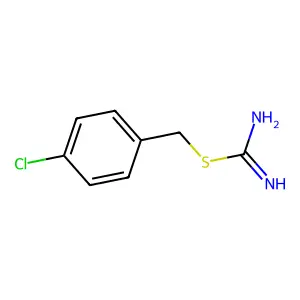 4-Chlorobenzyl carbamimidothioate structure