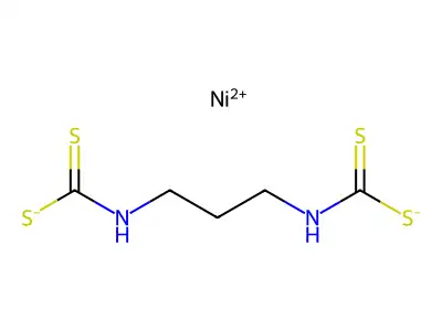 Nickel, [[1,3-propanediylbis[carbamodithioato]](2-)]- structure
