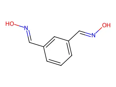 N-[[3-(hydroxyiminomethyl)phenyl]methylidene]hydroxylamine structure