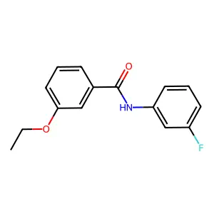 3-ethoxy-N-(3-fluorophenyl)benzamide structure