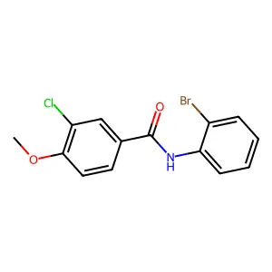 N-(2-Bromophenyl)-3-chloro-4-methoxybenzamide structure