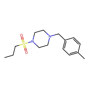 1-(4-Methylbenzyl)-4-(propylsulfonyl)piperazine structure