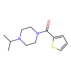 [4-(Propan-2-yl)piperazin-1-yl](thiophen-2-yl)methanone structure