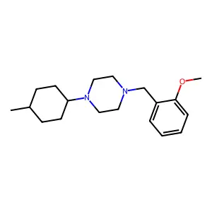 1-[(2-Methoxyphenyl)methyl]-4-(4-methylcyclohexyl)piperazine structure
