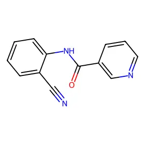 N-(2-cyanophenyl)pyridine-3-carboxamide structure